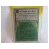 1975 Topps George Blanda Card...