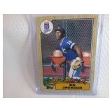 1987 Topps Bo Jackson Rookie Card...