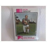 1973 Topps Bob Griese Card...