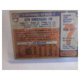 1976 Topps Ken Anderson Card...