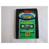 4-1992 Stadium Club Football Series...