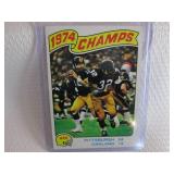 1975 Topps Terry Bradshaw Champs Ca...