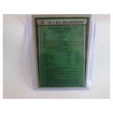 1975 Topps Terry Bradshaw Champs Ca...