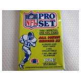 5 Packs 1990 Pro Set Football...