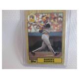 1987 Topps Barry Bonds Rookie Card...