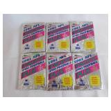 6-1991 NFL Pacific Plus Packs...