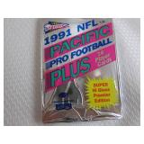 6-1991 NFL Pacific Plus Packs...