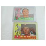 1960 Topps Baseball Cards...
