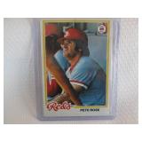 1978 Topps Pete Rose Card...