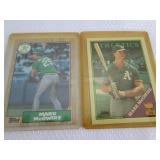 1987 & 1988 Topps Mark McGwire Card...