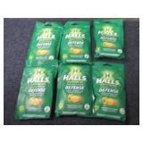6- 30 ct Halls Immune Defense Suppl...