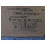 6- 9 oz Ortega Medium Chipotle Aiol...