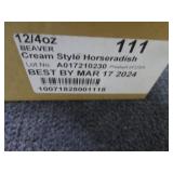 12- 4 oz Beaver Cream Style Horsera...