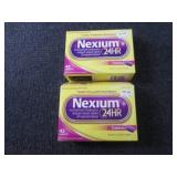 2- 42 ct Nexium 24 hr- in date...