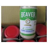 12- 4 oz Beaver Cream Style Horsera...