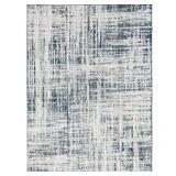 Harmony 6 ft. x 8 ft. Light Gray/Blue Area Rug Customer Returns See Pictures