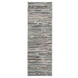 Home Decorators Collection Shoreline Multi 2 ft. x 7 ft. Striped Runner Rug Customer Returns See Pictures