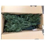 Home Accents Holiday 7.5 ft. Pre-Lit LED Wesley Pine Artificial Christmas Tree T7 Customer Returns See Pictures