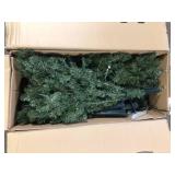 Home Accents Holiday 7.5 ft. Pre-Lit LED Wesley Pine Artificial Christmas Tree T7 Customer Returns See Pictures