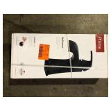 Pfister Bellance Single Handle Single Hole Bathroom Faucet with Drain Kit and Deckplate included in Matte Black Customer Returns See Pictures