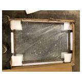 TAYLOR + LOGAN 20 in. W x 30 in. H Modern Brushed Bronze Wall Mounted Mirror Customer Returns See Pictures