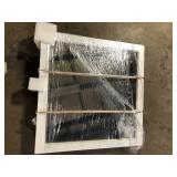 Glacier Bay 24-3/16 in. W x 24 in. H Framed Surface-Mount Tri-View Bathroom Medicine Cabinet with Mirror, White Customer Returns See Pictures