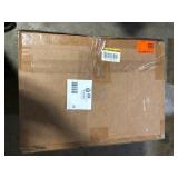 Lumisource Claire White Faux Leather and Gold Metal Dining Chair  Customer Returns See Pictures