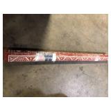 Hampton Bay Red 6 ft. x 9 ft. Medallion Indoor/Outdoor Area Rug Customer Returns See Pictures