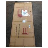 Husky Ready-to-Assemble 24-Gauge Steel Freestanding Garage Cabinet in Red (36.6 in. W x 72 in. H x 18.3 in. D)   Customer Returns See Pictures