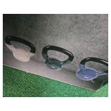 45Lb Kettlebell Set (10LB, 15LB and 20LB). See pictures