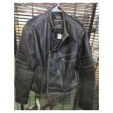 Yamaha-Star Motorcycle Genuine Leather Jacket (Size: X-Large): See description and pictures