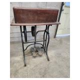 Antique Wheeler & Wilson Sewing Machine on Cast Iron Base