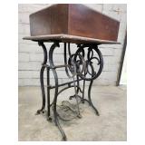 Antique Wheeler & Wilson Sewing Machine on Cast Iron Base