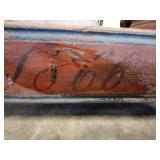 Antique Wooden Spinning Wheel with Floral Design