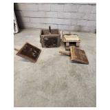 Collection of Vintage Wooden SewingTools