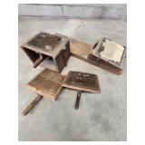 Collection of Vintage Wooden SewingTools