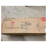 2 Homelegance Side Chairs - One Cracked