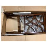 2 Homelegance Side Chairs - One Cracked