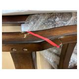 2 Homelegance Side Chairs - One Cracked