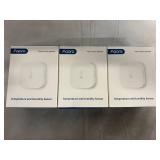 3 Pack of Aqara Temperature and Humidity Sensors