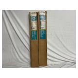 2 Packs of 1" Vinyl Plus Blinds - 31 W x 96 L