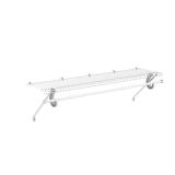 2 Everbilt Fixed Mount Wire Shelf Kits with Closet Rod