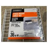 3 Everbilt Fixed Mount Shelf Kits - 36in
