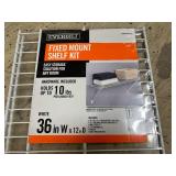 3 Everbilt Fixed Mount Shelf Kits - 36in