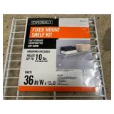 3 Everbilt Fixed Mount Shelf Kits - 36in