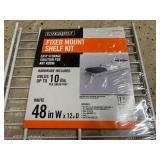 3 Everbilt Fixed Mount Shelf Kits - 48in