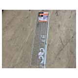 2 Everbilt Fixed Mount Wire Shelf Kits with Closet Rod