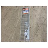 2 Everbilt Fixed Mount Wire Shelf Kits with Closet Rod