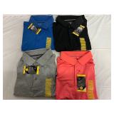 4 Variety Members Mark Performance Polos - M