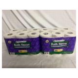 2 x 12 Packs of Pasque 2-Ply Bath Tissue